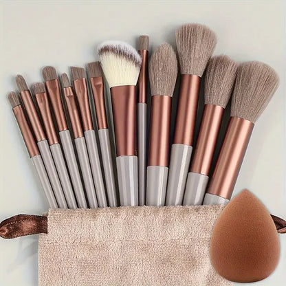 13PCS Makeup Brushes Set Eye Shadow Foundation Blush Highlighter Concealer Brushes Soft Fluffy Female Beauty Tool Christmas gift