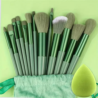 13PCS Makeup Brushes Set Eye Shadow Foundation Blush Highlighter Concealer Brushes Soft Fluffy Female Beauty Tool Christmas gift