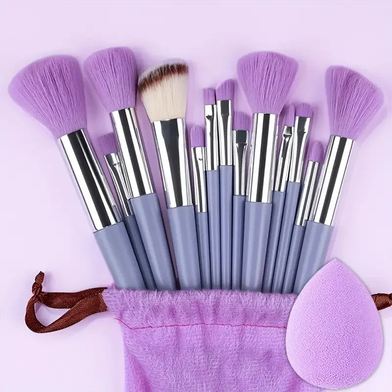 13PCS Makeup Brushes Set Eye Shadow Foundation Blush Highlighter Concealer Brushes Soft Fluffy Female Beauty Tool Christmas gift