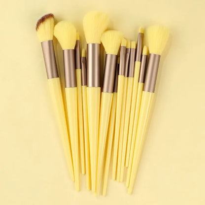 13PCS Makeup Brushes Set with Bag Soft Fluffy  Cosmetics Foundation Blush Powder Eyeshadow Blending Makeup Brush Beauty Tools