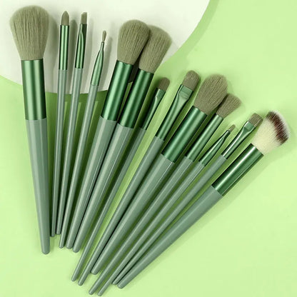 13PCS Makeup Brushes Set with Bag Soft Fluffy  Cosmetics Foundation Blush Powder Eyeshadow Blending Makeup Brush Beauty Tools