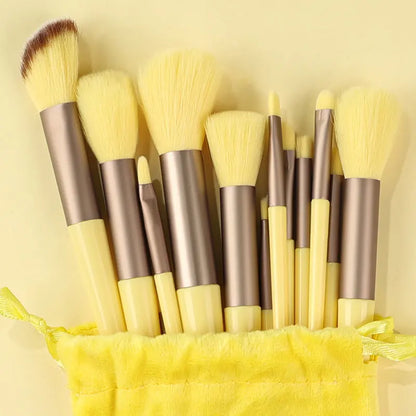 13PCS Makeup Brushes Set with Bag Soft Fluffy  Cosmetics Foundation Blush Powder Eyeshadow Blending Makeup Brush Beauty Tools