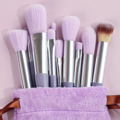 13PCS Makeup Brushes Set with Bag Soft Fluffy  Cosmetics Foundation Blush Powder Eyeshadow Blending Makeup Brush Beauty Tools