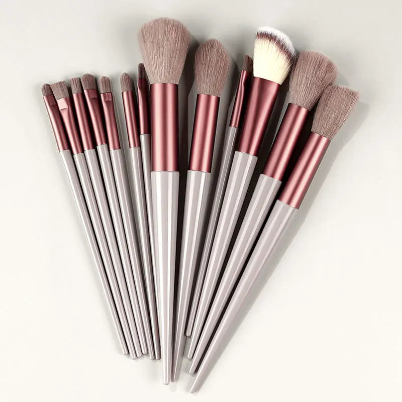 13PCS Makeup Brushes Set with Bag Soft Fluffy  Cosmetics Foundation Blush Powder Eyeshadow Blending Makeup Brush Beauty Tools