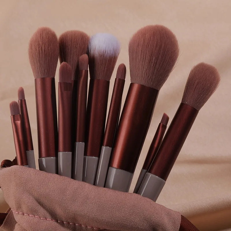 13Pcs  Makeup Brushes Set  cosmetics  Foundation Women Cosmetic Brush Eyeshadow Kabuki Blending Makeup brush beauty tool