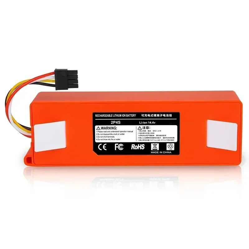 14.4V 6500mAh Robotic Vacuum cleaner Replacement li-ion Battery for Xiaomi Robot Roborock S50 S51 S55 Accessory Spare Parts