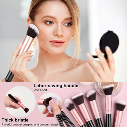 14PCS Makeup Brushes Set Foundation Eye Shadow Blush Highlighter Concealer Blending Brush Holder Female Beauty Tools Storage box