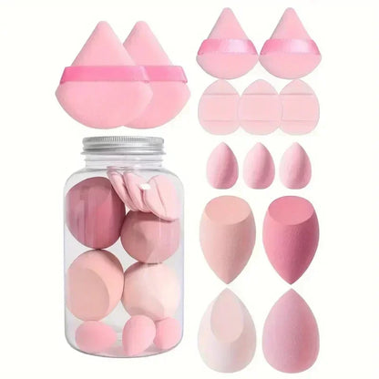 14Pcs Makeup Sponge Cosmetic Puff Super Soft Foundation Blender Beauty Egg Powder Puffs Women Make Up Tools Accessories Belleza