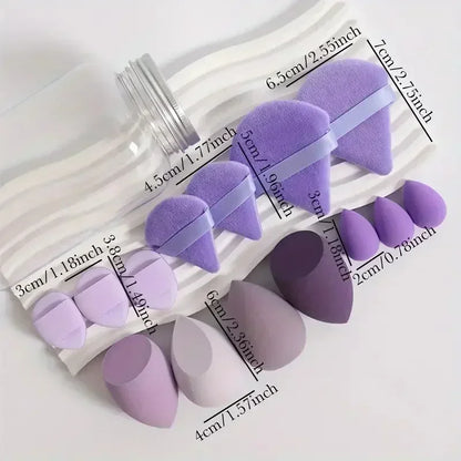 14Pcs Makeup Sponge Cosmetic Puff Super Soft Foundation Blender Beauty Egg Powder Puffs Women Make Up Tools Accessories Belleza