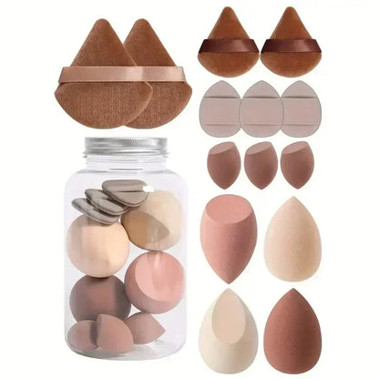 14Pcs Makeup Sponge Cosmetic Puff Super Soft Foundation Blender Beauty Egg Powder Puffs Women Make Up Tools Accessories Belleza