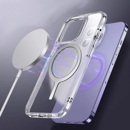 15-1PCS For Magsafe Magnetic Ring Plate For iPhone Samsung Xiaomi Universal Metal Stickers Wireless Charger Magnet Iron Sheets