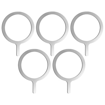 15-1PCS For Magsafe Magnetic Ring Plate For iPhone Samsung Xiaomi Universal Metal Stickers Wireless Charger Magnet Iron Sheets