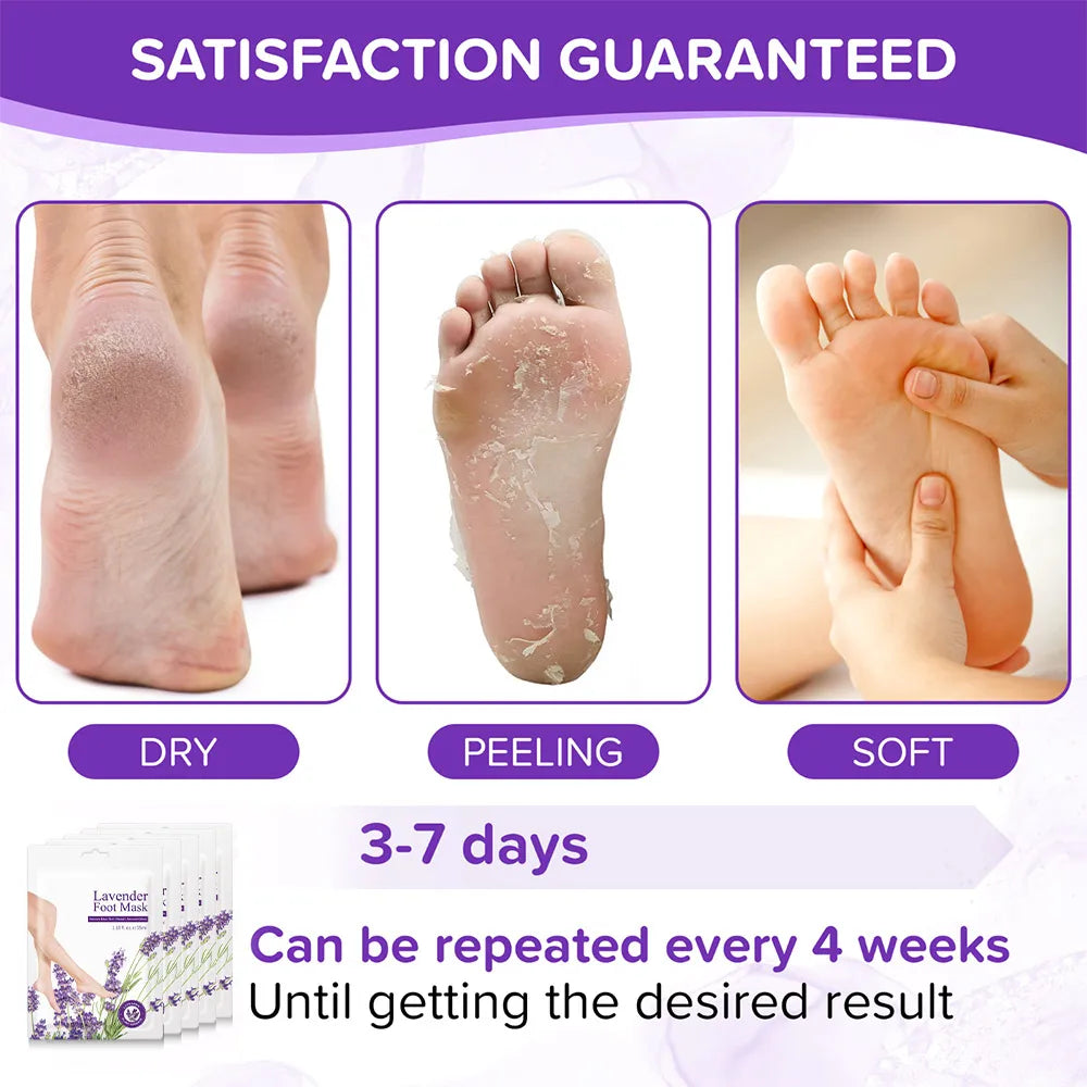 PC 15PCS Foot Peel Mask Baby Soft Feet Calluses Dead Dry Skin Cracked Heel