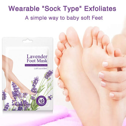 PC 15PCS Foot Peel Mask Baby Soft Feet Calluses Dead Dry Skin Cracked Heel