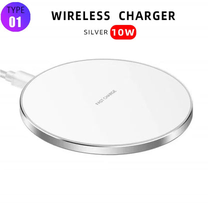 PC15W Fast Wireless Charger  iPhone 14 13 12 11 Pro Max XR XS Max Samsung S