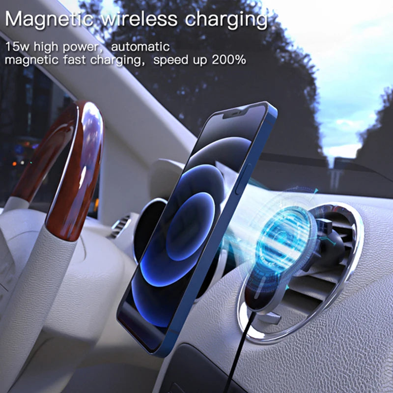 PC15W Magnetic Car Wireless Fast Charging Stand  iPhone 12 Pro Max 12 Mini