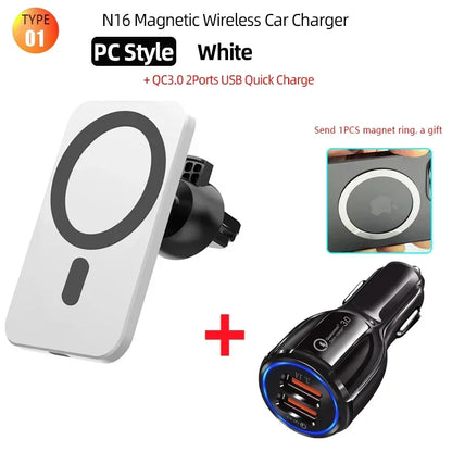 PC15W Magnetic Wireless Fast Charging For Apple iPhone12 13 Max Pro Holder