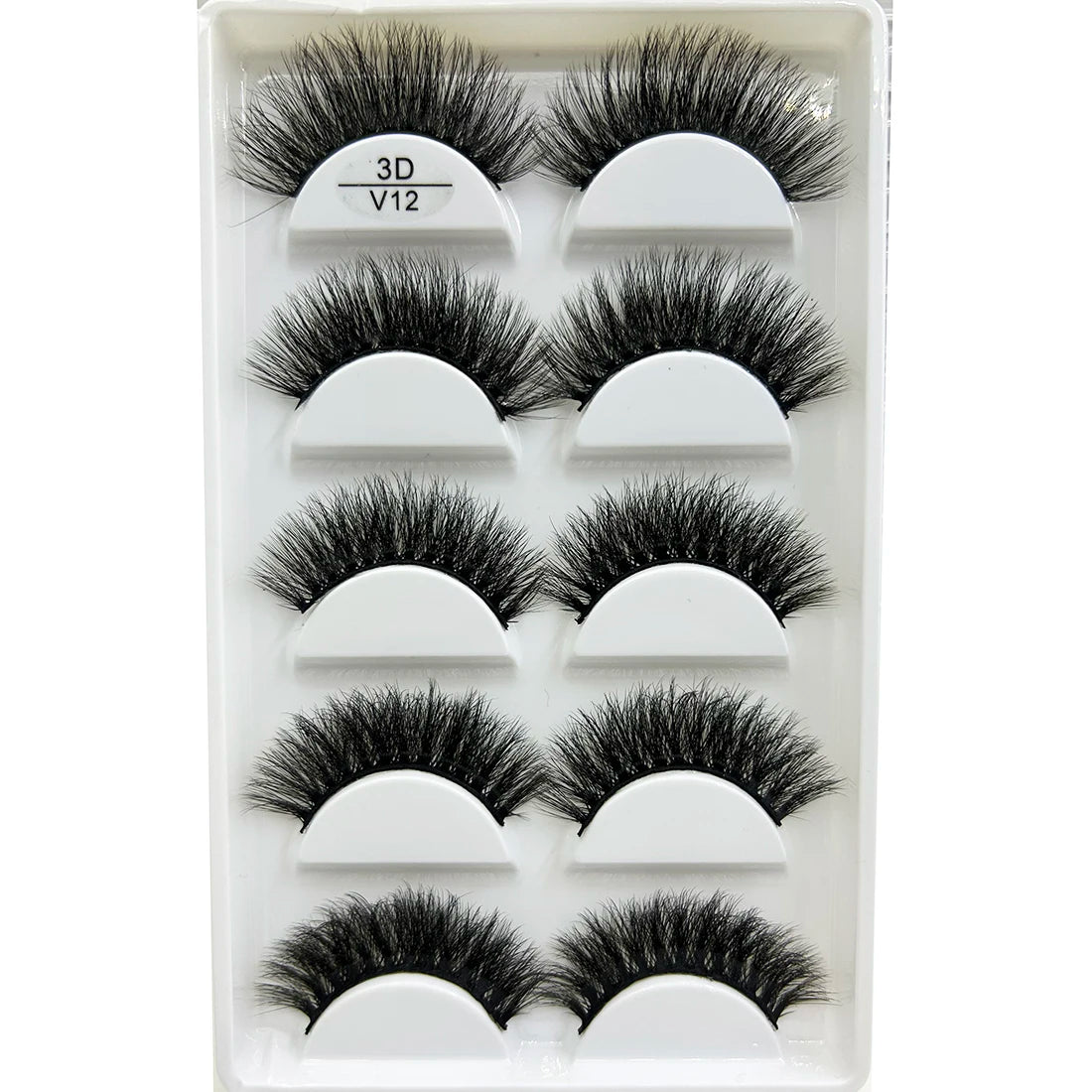 17 Style 5 Pairs Thick 3D Mink Eyelash Faux Natural False Eyelashes Makeup Thick Fake Eye Lashes Make Up Beauty Tools maquiagem