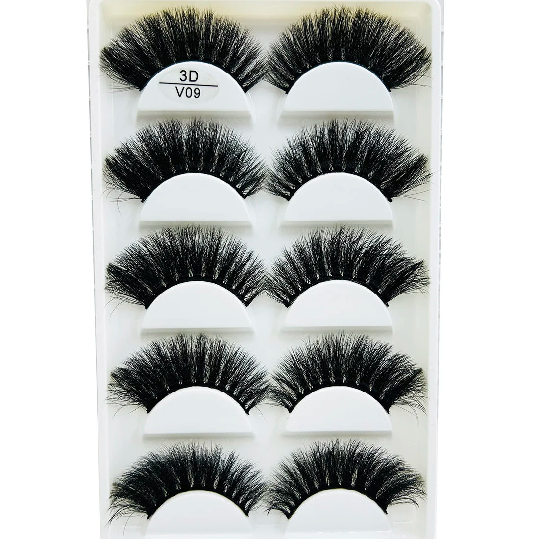 17 Style 5 Pairs Thick 3D Mink Eyelash Faux Natural False Eyelashes Makeup Thick Fake Eye Lashes Make Up Beauty Tools maquiagem