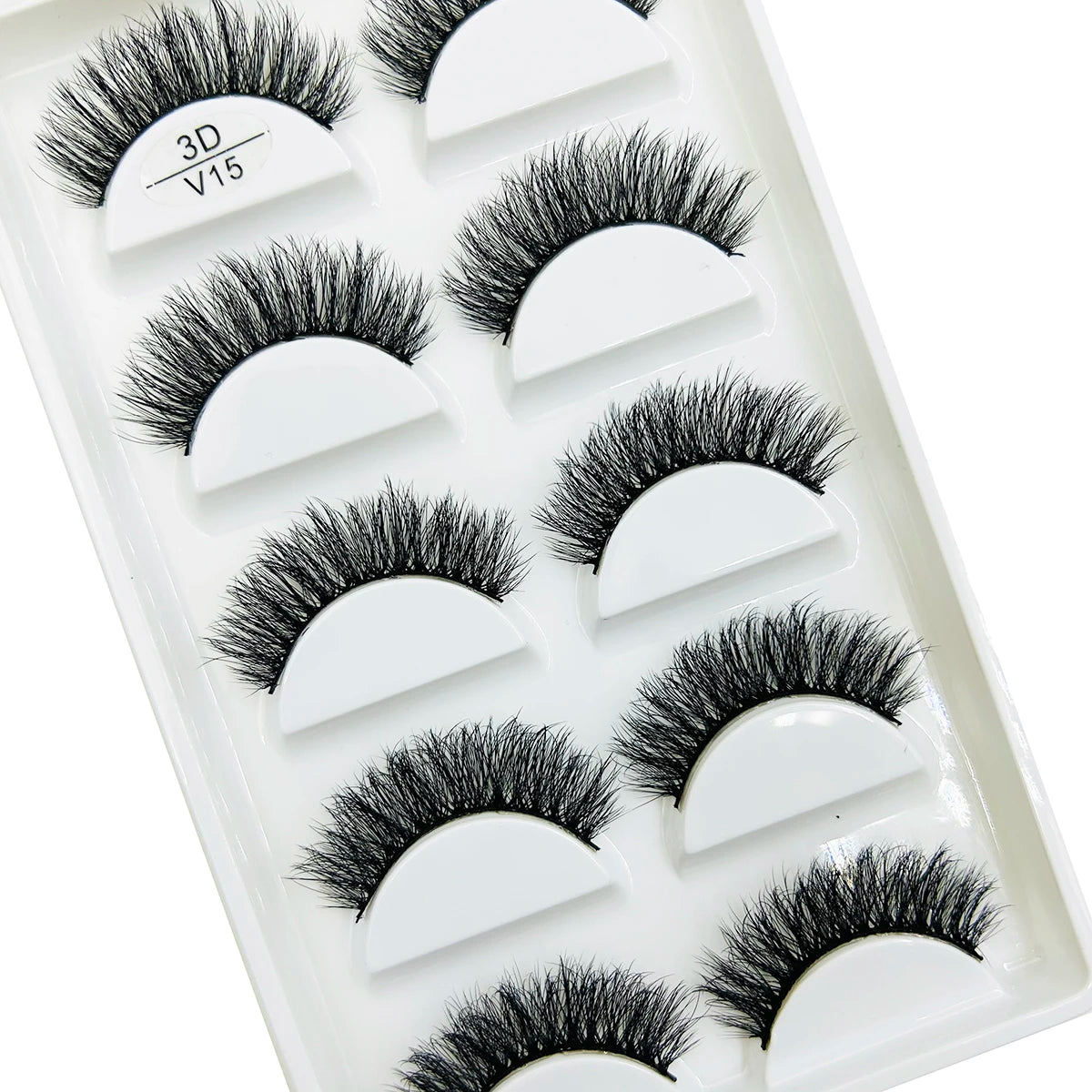 17 Style 5 Pairs Thick 3D Mink Eyelash Faux Natural False Eyelashes Makeup Thick Fake Eye Lashes Make Up Beauty Tools maquiagem