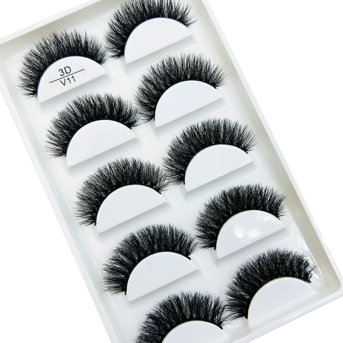 17 Style 5 Pairs Thick 3D Mink Eyelash Faux Natural False Eyelashes Makeup Thick Fake Eye Lashes Make Up Beauty Tools maquiagem