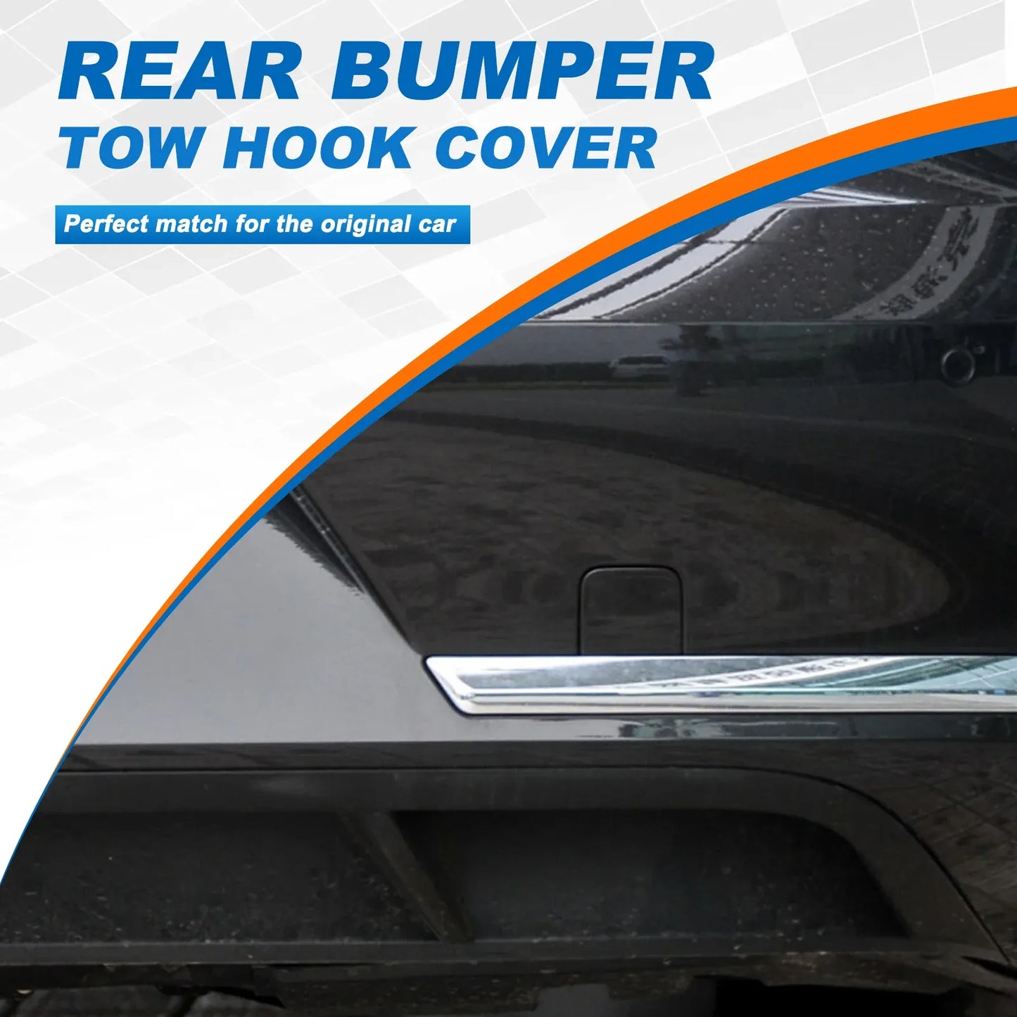 New Rear Bumper Tow Hook Cover Cap Towing Eye For VW Passat B7 Accessories