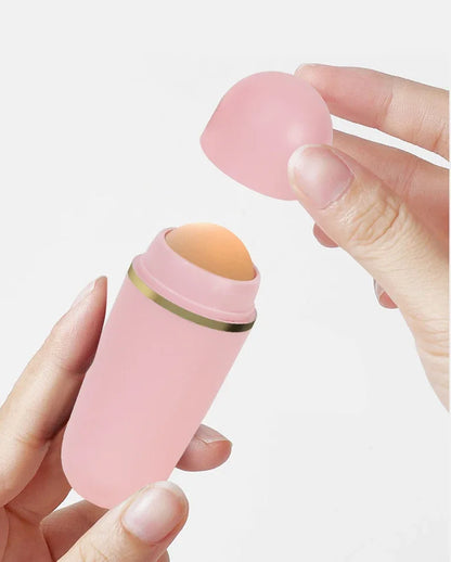 1PC Oil-absorbing Roller Volcanic Stone Facial Oil Removing Portable  Skin Care Tool Beauty Stick Minimize Pores Beauty Tools