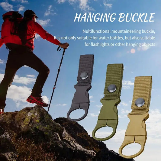 PC 1PCS Webbing Buckle Hook Water Bottle Holder Clip Outdoor Camping Hiking