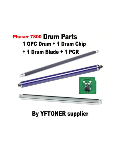 New 1Pack Accessories IMAGING UNIT ( OPC Drum+chip+blade+PCR) for Xerox Pha