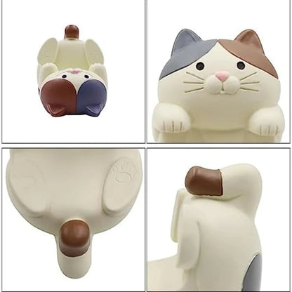 PC 1Pc Cat Cell Phone Stand Resin Home Decorative Figure Cute Craft Ornaments Phone Holder Creative Phone Bracket For Men And Women