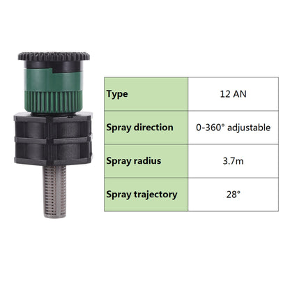 1Pc Pop-up Sprinklers Replacement Scattering Nozzles 0~360 Degree Adjustable Garden Park Farm Grass Lawn Crops Irrigation Tool