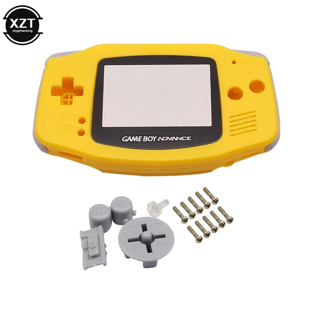 PC1Pc Coque de remplacement transparente complète pour Nintendo Game Boy Adva