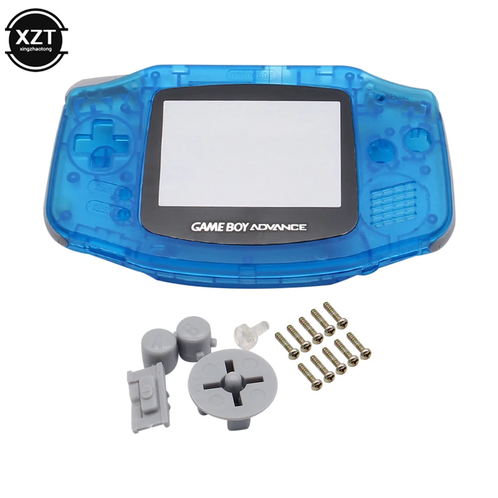 PC1Pc Coque de remplacement transparente complète pour Nintendo Game Boy Adva