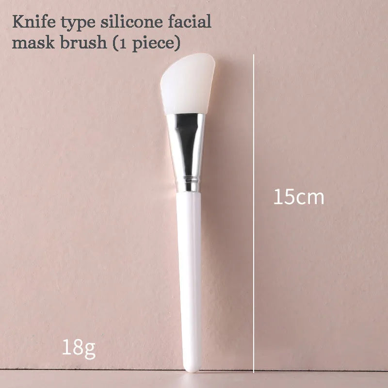 1Pc White Makeup Silicone Facial Mask Brush Professional Mud Cream Brushes DIY Skin Care Foundation Gel Cosmetic Beauty Tool