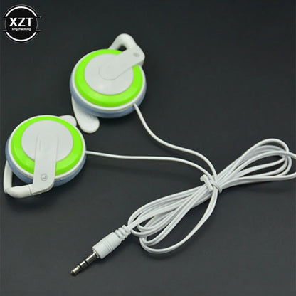 PC1Pcs 3.5mm Stereo Running Earphones Sport Wired Headphones Earphone Earbu