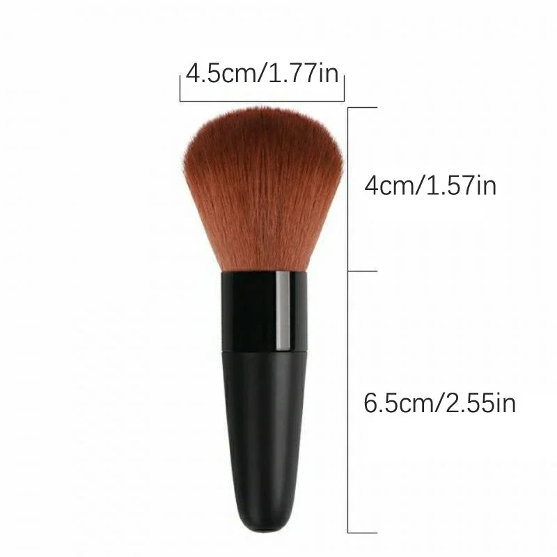 1Pcs Professional Large Loose Powder Brush Big Fat Pier Multi Functional Powder Brush Barber Neck Brush Makeup Beauty Supplies