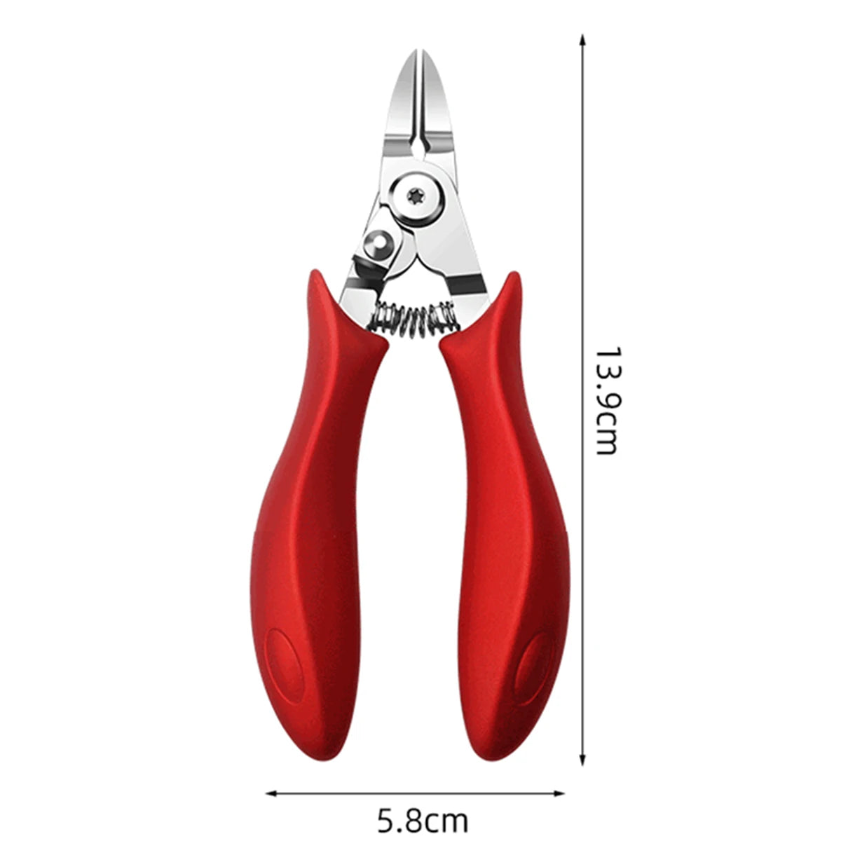 1Pcs Toenail Clippers  Thick Ingrown Toenails Large Handle Stainless Steel Nail Clipper Cutters Pedicure Tools