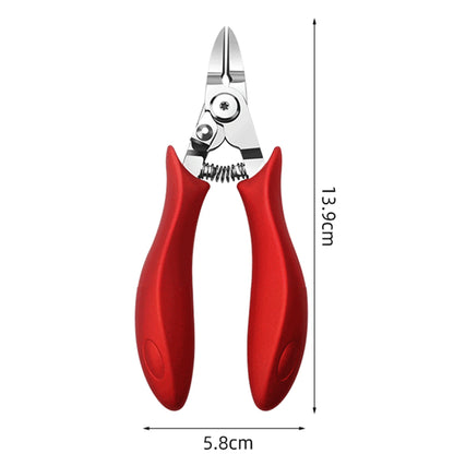 1Pcs Toenail Clippers  Thick Ingrown Toenails Large Handle Stainless Steel Nail Clipper Cutters Pedicure Tools