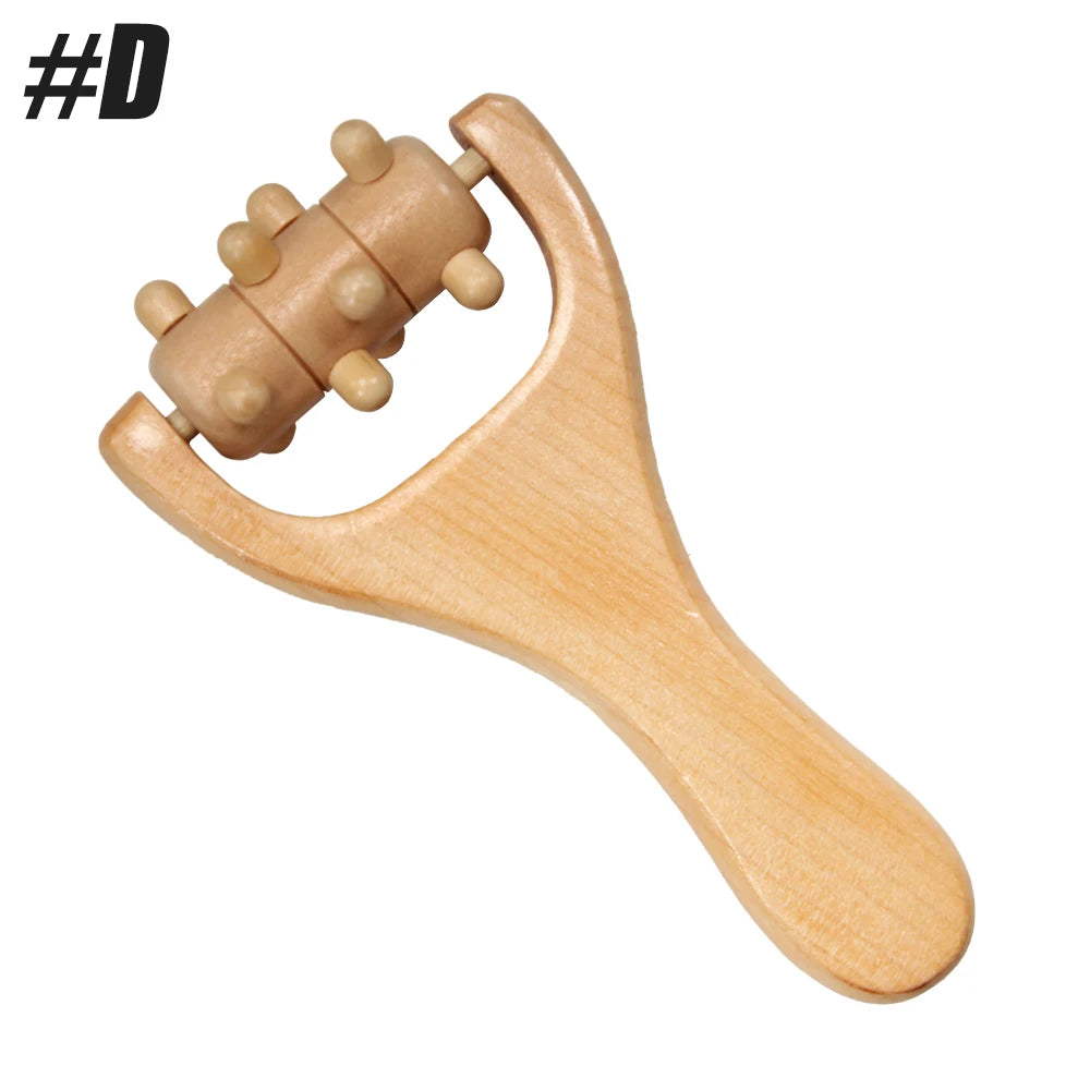 PC 1Pcs Wooden Massage Rollers Neck Roller Massager Wooden Trigger Point Ro