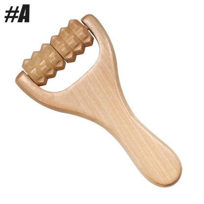 PC 1Pcs Wooden Massage Rollers Neck Roller Massager Wooden Trigger Point Ro