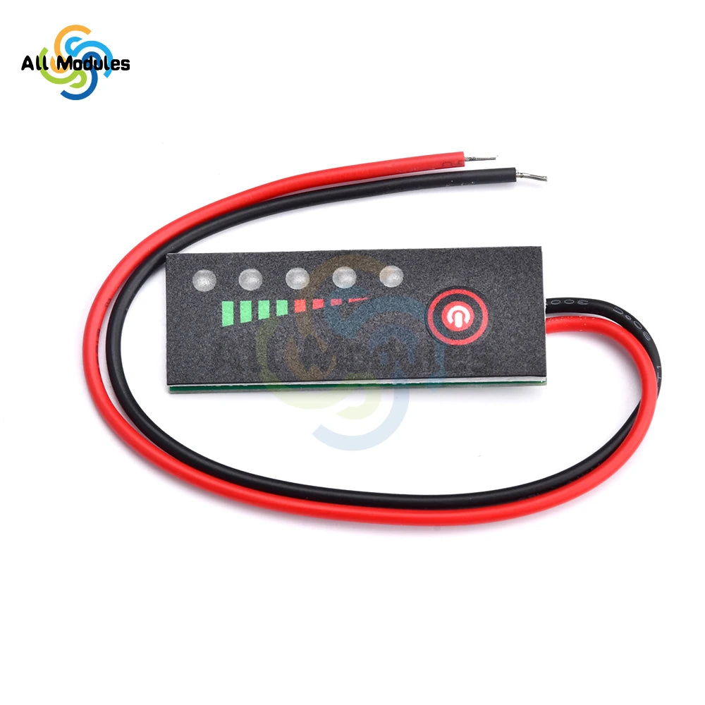 1S 2S 3S 4S 5S 6S 7S Battery Level Indicator 18650 Lipo Lithium Capacity Tester Meter 12V 24V 36V 48V Module Electronic DIY Kit