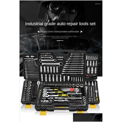 New Professional Hand Tool Sets 46Pcs Socket Ratchet Car Repair Wrench Set