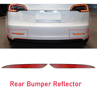 New LED Car Rear Bumper Reflector Light Driving Brake Lamp Taillight Rear B