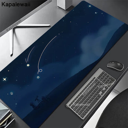 Tapis de souris de jeu PCGMK Stargaze Tapis de souris d'ordinateur Grand tapis de souris XXL