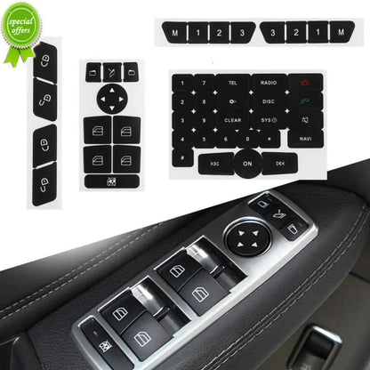 New New Car Interior Button Repair Decal Sticker Trim Accessories for Merce