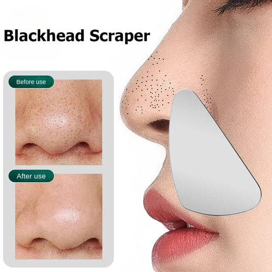 Blackhead Scraper Facial Skin Scrubber Face Spatula Exfoliator Deep Clean Blackhead Remover Pore Cleaner Body Skin Care Tool