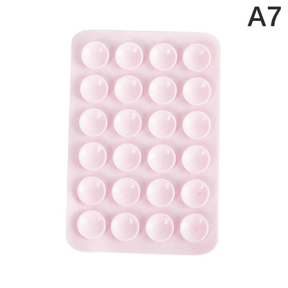 PC  Double Side Silicone Suction Pad For Mobile Phone Fixture Suction Cup Backed Adhesive Rubber Sucker Pad For Fixed Pad