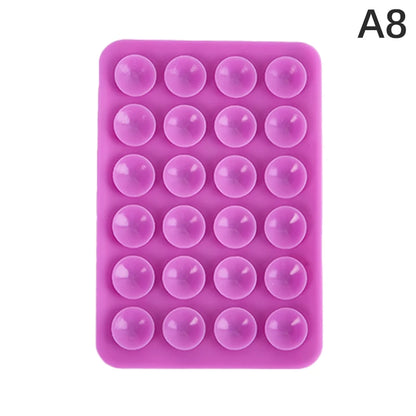 PC  Double Side Silicone Suction Pad For Mobile Phone Fixture Suction Cup Backed Adhesive Rubber Sucker Pad For Fixed Pad