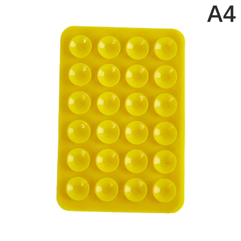 PC  Double Side Silicone Suction Pad For Mobile Phone Fixture Suction Cup Backed Adhesive Rubber Sucker Pad For Fixed Pad