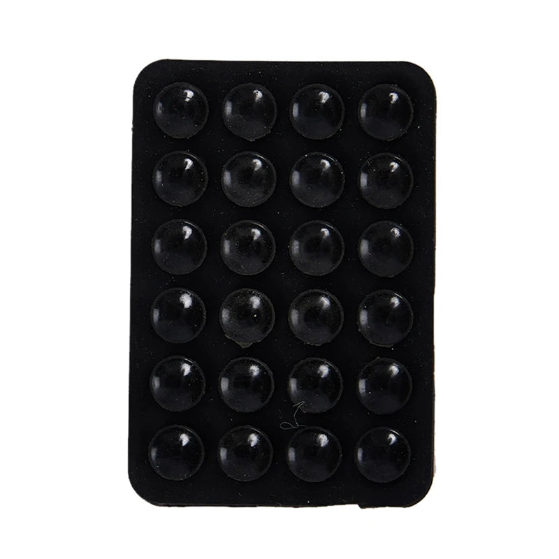 PC  Double Side Silicone Suction Pad For Mobile Phone Fixture Suction Cup Backed Adhesive Rubber Sucker Pad For Fixed Pad